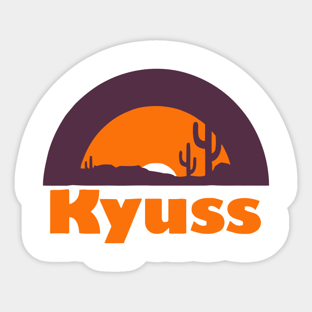 Kyuss LOGO Sticker by suckerpack